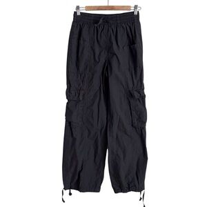 Aerie Grey Cargo Wide Leg Pants Y2K Neutral Streetwear 90s Jogger Women’s XS